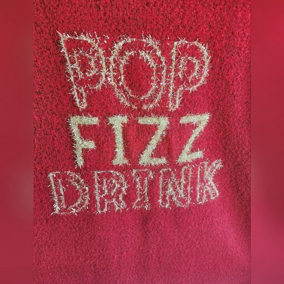 Torrid Plus Size 4X Tinsel Pullover Red Crewneck Sweater Like New Condition - Picture 2 of 9